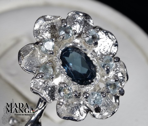 Anello in Argento con Topazio London
