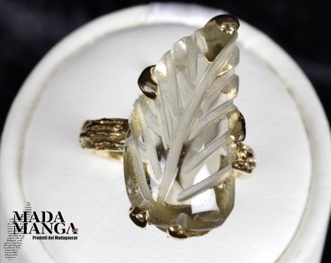 Anello in Argento con Ametista verde