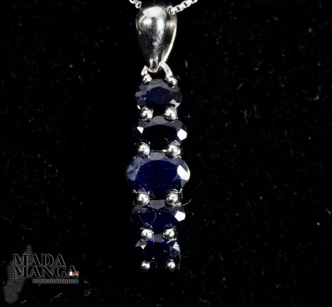 Collana in Argento con Zaffiri