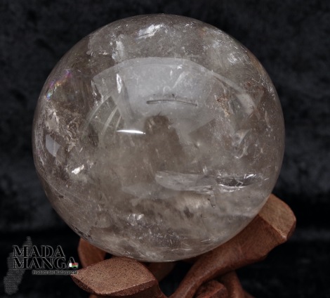 Sfera in Quarzo Fumè da cm.7,8