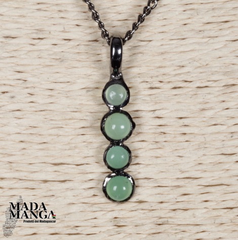 Ciondolo in Argento con Crisoprasio