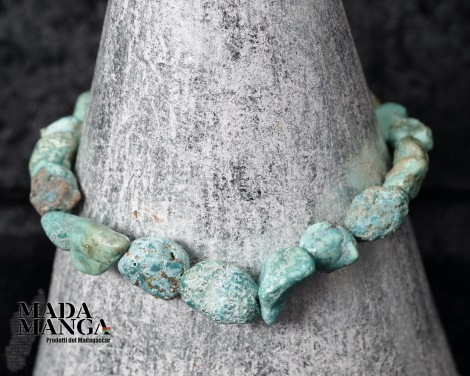 Braccialetto in turchesi grezzi