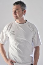 T SHIRT COTONE BIANCO STAMPA DODO