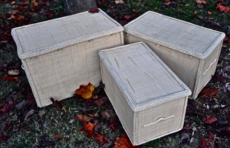 SET BAULI IN RAFIA COLORE NATURALE